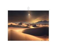 Tappetino scolapiatti da cucina con stampa del deserto del Sahara, 45,7 x 61 cm, adatto per posizionare piccoli elettrodomestici in cucina