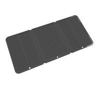 Tappetino scolapiatti da cucina, tappetino scolapiatti pieghevole in silicone, 55 x 28 cm, protezione resistente al calore per cottura, preparazione di alimenti, bevande da bar, cene e post-pulizia