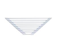 Tappetino scolapiatti da cucina, triangolare, arrotolabile, antiscivolo, 40,8 x 22,7 cm, scolapiatti per lavello, organizer da banco per casa, appartamento, affitto, dormitorio, hotel, appartamenti