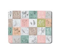 Tappetino scolapiatti da cucina vintage, in gomma assorbente colorata, tappetino scolapiatti in stile fattoria, per decorazione bancone della cucina, 45,7 x 61 cm