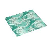 Tappetino Scolapiatti Dolphin Jump Blue Sea Sink Side Tappetino Scolapiatti Lavabile Multifunzione Tappetini Per Posate, Per Stoviglie, Bicchieri Di Vino, Tazza, 41x46cm