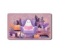 Tappetino scolapiatti fantasma per bancone della cucina, in gomma assorbente, motivo zucca viola, tappetino scolapiatti per Halloween, comodo tappetino per asciugare il bancone della cucina, 30,5 x