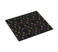 Tappetino Scolapiatti Fleur De Lis Mardi Gras Tappetino Lavello Lavabile Con Anello Per Appendere Tappetini Per Posate, Per Bicchieri Di Vino, Vetro, Stoviglie, 41x46cm