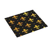 Tappetino Scolapiatti Fleur De Lis Retro Gold Tappetino Di Drenaggio Reversibile Assorbente Tappetini Per Posate, Per Scolapiatti, Soggiorno, Caffetteria, 41x46cm