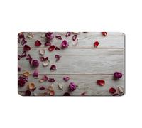 Tappetino scolapiatti floreale per bancone della cucina, in gomma assorbente con petali di rosa vintage, tappetino scolapiatti primaverile floreale per la protezione della stazione di lavaggio del