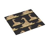 Tappetino Scolapiatti Funny Giraffe Yoga Tappetino Pasto Reversibile Assorbente Tappetini Per Posate, Per Scolapiatti, Vetro, Soggiorno, 41x46cm