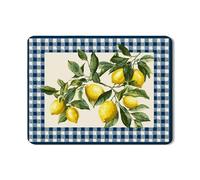 Tappetino scolapiatti giallo limone per bancone della cucina, design rustico di fattoria, accessori da cucina estivi, tappetino scolapiatti in gomma assorbente 45,7 x 61 cm