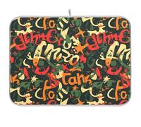 Tappetino scolapiatti graffiti pasquale 40,6 x 45,7 cm tappetino da cucina tappetino per lavastoviglie opaco asciugatrice