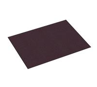 Tappetino scolapiatti grande con stampa a righe sottili scure per bancone della cucina, 45,7 x 61 cm, assorbente in microfibra, tappetino per scolapiatti da cucina, tappetino antiscivolo con anello