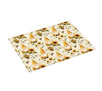 Tappetino scolapiatti grande con stampa di api girasoli per bancone della cucina, 45,7 x 61 cm, in microfibra assorbente, tappetino per bancone della cucina, tappetino antiscivolo con anello per