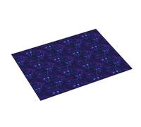 Tappetino scolapiatti grande con stampa di testa di lupo viola per bancone della cucina, 45,7 x 61 cm, tappetino assorbente in microfibra per bancone della cucina, tappetino antiscivolo con anello per