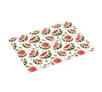 Tappetino scolapiatti grande con stampa estiva di anguria, per bancone della cucina, 45,7 x 61 cm, in microfibra assorbente, tappetino antiscivolo per scolapiatti con anello per appendere