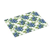Tappetino scolapiatti grande con stampa mirtilli semplici per bancone della cucina, 45,7 x 61 cm, in microfibra assorbente, tappetino antiscivolo per scolapiatti con anello per appendere