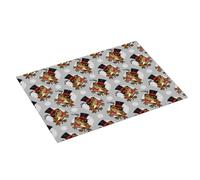 Tappetino scolapiatti grande per bancone della cucina, 45,7 x 61 cm, assorbente, divertente, con fiocco di rana, tappetino in microfibra con anello per appendere