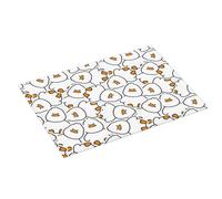 Tappetino scolapiatti grande per bancone della cucina, 45,7 x 61 cm, assorbente, linee semplici, grazioso tappetino per scolapiatti per cucina, tappetino in microfibra con anello per appendere