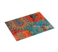 Tappetino scolapiatti grande per bancone della cucina, 45,7 x 61 cm, assorbente, motivo mandala, colorato, tappetino per scolapiatti in microfibra con anello per appendere