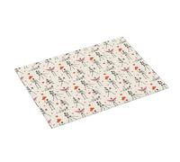 Tappetino scolapiatti grande per bancone della cucina, 45,7 x 61 cm, assorbente, motivo teschio d'amore di Halloween, tappetino in microfibra con anello per appendere