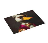 Tappetino scolapiatti grande per bancone della cucina, 45,7 x 61 cm, assorbente, stile nobile, tappetino per scolapiatti in microfibra con anello per appendere