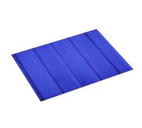 Tappetino scolapiatti grande per bancone della cucina, 45,7 x 61 cm, blu scuro, con stampa a venature del legno, assorbente, in microfibra, tappetino antiscivolo con anello per appendere