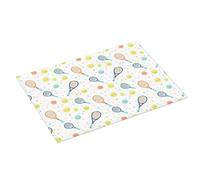 Tappetino scolapiatti grande per bancone della cucina, 45,7 x 61 cm, con graziosa stampa racchetta da tennis, in microfibra, assorbente, tappetino per scolapiatti da cucina, tappetino antiscivolo con