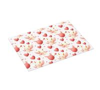 Tappetino scolapiatti grande per bancone della cucina, 45,7 x 61 cm, con stampa a forma di cuore fatata rosa, in microfibra, assorbente, tappetino per scolapiatti con anello per appendere