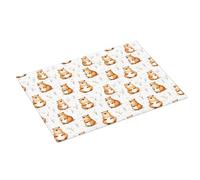 Tappetino scolapiatti grande per bancone della cucina, 45,7 x 61 cm, con stampa di topi e campo carino, tappetino assorbente in microfibra per bancone della cucina, tappetino antiscivolo con anello