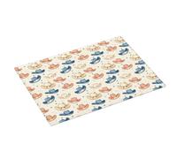Tappetino scolapiatti grande per bancone della cucina, 45,7 x 61 cm, con stampa di un simpatico cappello da cowboy, in microfibra, assorbente, tappetino antiscivolo per scolapiatti con anello per