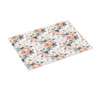 Tappetino scolapiatti grande per bancone della cucina, 45,7 x 61 cm, con stampa Torre Eiffel, in microfibra, assorbente, per bancone della cucina, antiscivolo, con passante per appendere