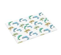 Tappetino scolapiatti grande per bancone della cucina, 45,7 x 61 cm, in microfibra assorbente, colorato, grazioso camaleonte, tappetino per scolapiatti con anello per appendere