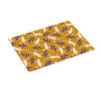 Tappetino scolapiatti grande per bancone della cucina, 45,7 x 61 cm, in microfibra assorbente, con geco bianco, lucertola blu, tappetino per scolapiatti con anello per appendere