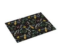 Tappetino scolapiatti grande per bancone della cucina, 45,7 x 61 cm, in microfibra, assorbente, con passante per appendere vespe e fiori