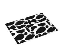 Tappetino scolapiatti grande per bancone della cucina, 45,7 x 61 cm, in microfibra assorbente, con stampa mucca, tappetino per scolapiatti con anello per appendere