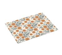 Tappetino scolapiatti grande per bancone della cucina, 45,7 x 61 cm, in microfibra assorbente, motivo girasoli, vintage, tappetino per scolapiatti con anello per appendere