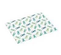 Tappetino scolapiatti grande per bancone della cucina, 45,7 x 61 cm, in microfibra assorbente, motivo lucertola carino, tappetino per scolapiatti con anello per appendere