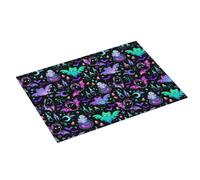 Tappetino scolapiatti grande per bancone della cucina, 45,7 x 61 cm, in microfibra, assorbente, motivo pipistrello dei cartoni animati, tappetino per Halloween, tappetino per cucina, scolapiatti con