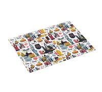 Tappetino scolapiatti grande per bancone della cucina, 45,7 x 61 cm, stampa con scena di New York City, in microfibra, assorbente, tappetino per scolapiatti per cucina, tappetino antiscivolo con