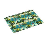 Tappetino scolapiatti grande per bancone della cucina, 45,7 x 61 cm, stile hawaiano, stampa estiva in stile hawaiano, tappetino assorbente in microfibra per bancone della cucina, tappetino antiscivolo