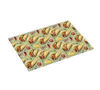 Tappetino scolapiatti grande per bancone della cucina, con stampa di chili e pomodoro, 45,7 x 61 cm, in microfibra, assorbente, per bancone della cucina, antiscivolo, con passante per appendere