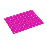 Tappetino scolapiatti grande per bancone della cucina, motivo a pois, colore rosa acceso, 45,7 x 61 cm, assorbente in microfibra, tappetino per bancone della cucina, tappetino antiscivolo con passante
