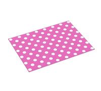 Tappetino scolapiatti grande per bancone della cucina, motivo a pois rosa acceso, 45,7 x 61 cm, assorbente in microfibra, per bancone della cucina, antiscivolo, con anello per appendere