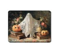 Tappetino scolapiatti Halloween per cucina tappetino scolapiatti in gomma assorbente floreale zucca vintage per autunno cuscino in pelle sintetica per protezione