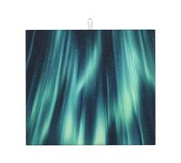 Tappetino scolapiatti HHGFASD Linear Aurora modello ultra assorbente, reversibile ed elegante tappetino da cucina