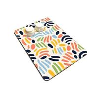 Tappetino scolapiatti in gomma antiscivolo, super assorbente, protezione per piano di lavoro, accessori da cucina (giallo, 20 x 30 cm)