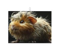 Tappetino scolapiatti in microfibra con disegno dettagliato della talpa, riutilizzabile, lavabile, per accessori da cucina, 45,7 x 61 cm