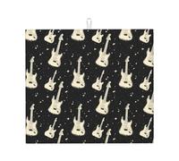 Tappetino scolapiatti in microfibra con stampa a forma di stella, per bancone della cucina, lavabile in lavatrice, super assorbente, 40,6 x 45,7 cm