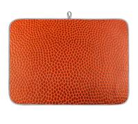Tappetino scolapiatti in microfibra con stampa a pallacanestro, assorbente, per scolapiatti da cucina, cucchiaio, piatto di vetro, 40,6 x 45,7 cm