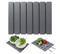 Tappetino scolapiatti in pietra, 40 x 30 cm, assorbe l'acqua, ad asciugatura rapida, tappetino sgocciolatoio, tappetino asciutto, antiscivolo, pieghevole, per lavello della cucina, tazze