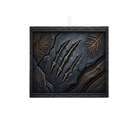 Tappetino scolapiatti in pietra nera per bancone della cucina, tappetino scolapiatti assorbente naturale rustico in microfibra per bar 40,6 x 45,7 cm