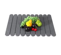 Tappetino scolapiatti in pietra per bancone della cucina, per asciugare i piatti, tappetino assorbente pieghevole, accessorio estetico istantaneo veloce per casa, caffè, doccia, piano di lavoro