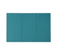 Tappetino scolapiatti in silicone a tre sezioni per bancone della cucina che si piega piatto per un ingombro minimo (verde)